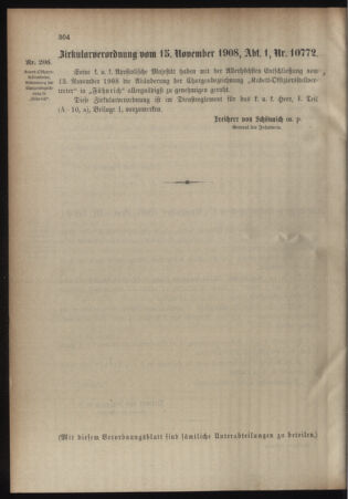 Verordnungsblatt für das Kaiserlich-Königliche Heer 19081118 Seite: 16