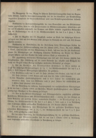 Verordnungsblatt für das Kaiserlich-Königliche Heer 19081118 Seite: 9