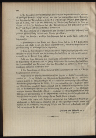 Verordnungsblatt für das Kaiserlich-Königliche Heer 19081207 Seite: 4