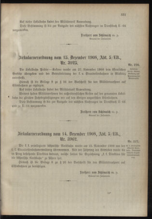 Verordnungsblatt für das Kaiserlich-Königliche Heer 19081218 Seite: 3