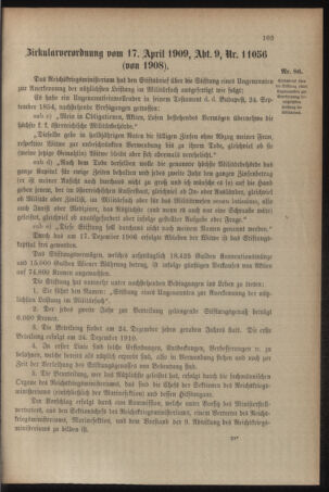 Verordnungsblatt für das Kaiserlich-Königliche Heer 19090428 Seite: 3