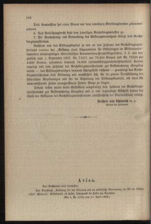 Verordnungsblatt für das Kaiserlich-Königliche Heer 19090428 Seite: 4