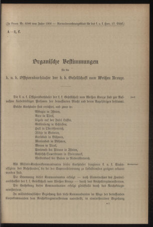 Verordnungsblatt für das Kaiserlich-Königliche Heer 19090508 Seite: 15