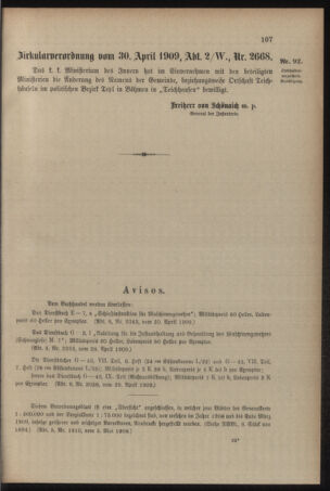 Verordnungsblatt für das Kaiserlich-Königliche Heer 19090508 Seite: 3