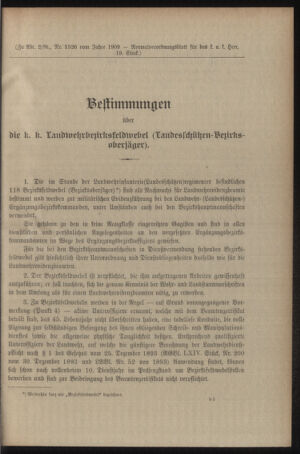 Verordnungsblatt für das Kaiserlich-Königliche Heer 19090528 Seite: 49