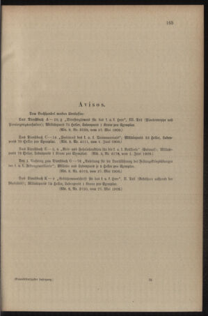 Verordnungsblatt für das Kaiserlich-Königliche Heer 19090608 Seite: 5