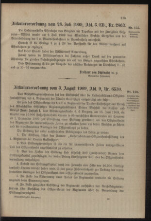 Verordnungsblatt für das Kaiserlich-Königliche Heer 19090807 Seite: 17