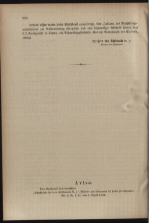 Verordnungsblatt für das Kaiserlich-Königliche Heer 19090807 Seite: 20