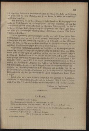 Verordnungsblatt für das Kaiserlich-Königliche Heer 19090818 Seite: 5