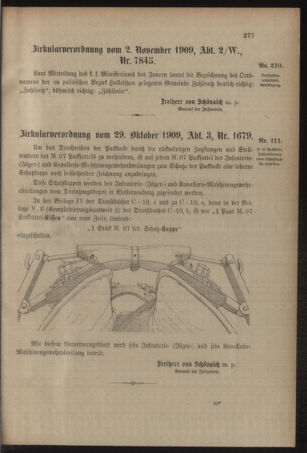 Verordnungsblatt für das Kaiserlich-Königliche Heer 19091108 Seite: 3