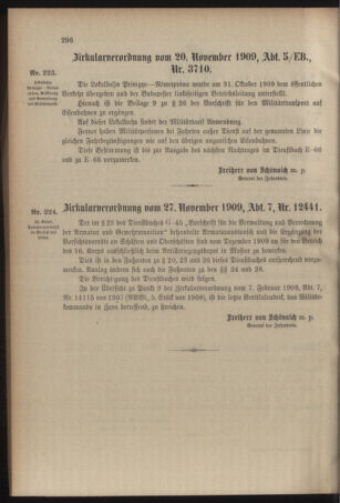 Verordnungsblatt für das Kaiserlich-Königliche Heer 19091129 Seite: 2