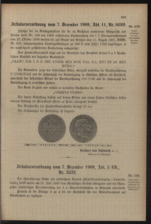 Verordnungsblatt für das Kaiserlich-Königliche Heer 19091218 Seite: 5