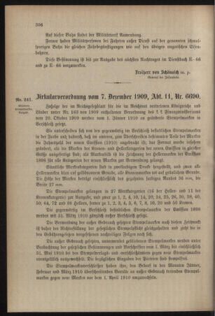 Verordnungsblatt für das Kaiserlich-Königliche Heer 19091218 Seite: 6