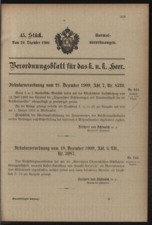 Verordnungsblatt für das Kaiserlich-Königliche Heer