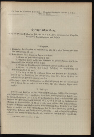 Verordnungsblatt für das Kaiserlich-Königliche Heer 19100108 Seite: 7