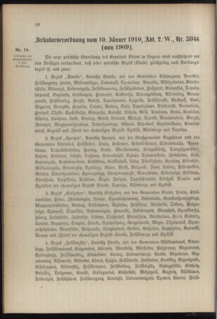 Verordnungsblatt für das Kaiserlich-Königliche Heer 19100118 Seite: 4