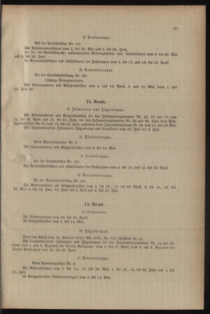 Verordnungsblatt für das Kaiserlich-Königliche Heer 19100302 Seite: 13