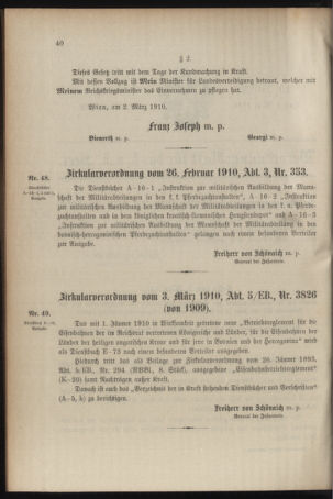 Verordnungsblatt für das Kaiserlich-Königliche Heer 19100308 Seite: 2