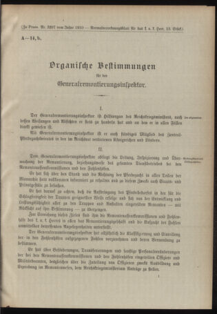 Verordnungsblatt für das Kaiserlich-Königliche Heer 19100330 Seite: 7