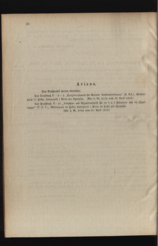 Verordnungsblatt für das Kaiserlich-Königliche Heer 19100509 Seite: 4