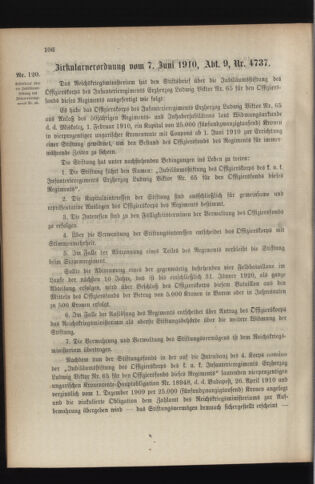 Verordnungsblatt für das Kaiserlich-Königliche Heer 19100618 Seite: 20