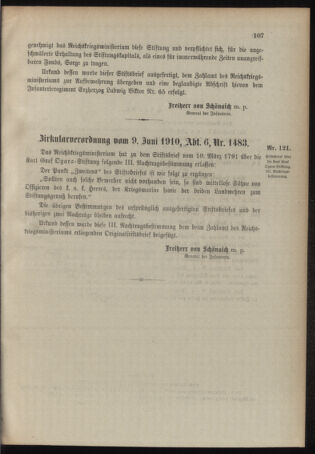 Verordnungsblatt für das Kaiserlich-Königliche Heer 19100618 Seite: 21