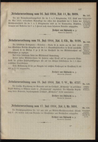 Verordnungsblatt für das Kaiserlich-Königliche Heer 19100728 Seite: 3