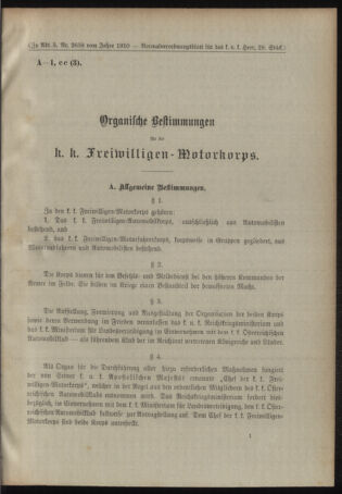 Verordnungsblatt für das Kaiserlich-Königliche Heer 19100808 Seite: 9