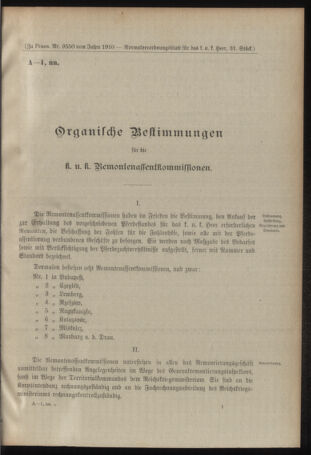 Verordnungsblatt für das Kaiserlich-Königliche Heer 19100829 Seite: 21