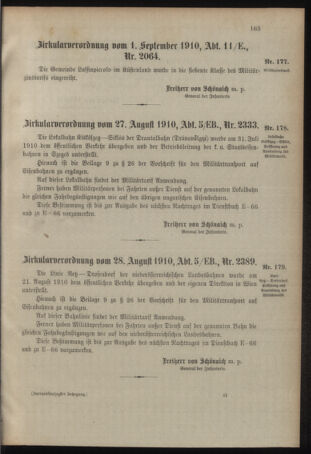 Verordnungsblatt für das Kaiserlich-Königliche Heer 19100907 Seite: 5