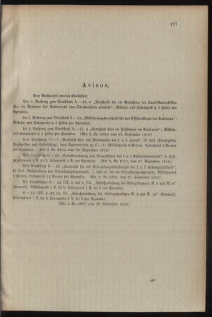 Verordnungsblatt für das Kaiserlich-Königliche Heer 19101008 Seite: 3