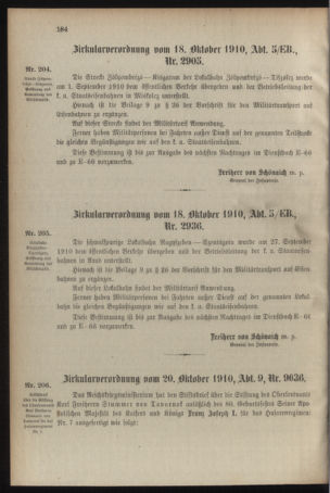 Verordnungsblatt für das Kaiserlich-Königliche Heer 19101031 Seite: 2