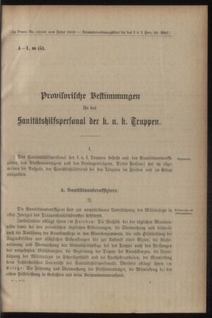 Verordnungsblatt für das Kaiserlich-Königliche Heer 19101108 Seite: 31