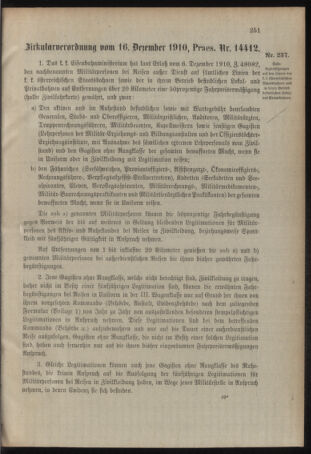 Verordnungsblatt für das Kaiserlich-Königliche Heer 19101217 Seite: 25