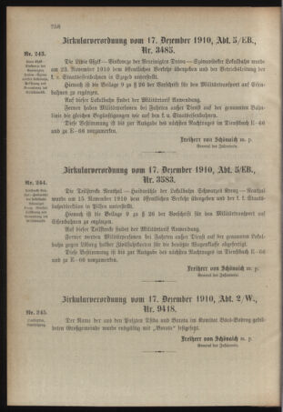 Verordnungsblatt für das Kaiserlich-Königliche Heer 19101229 Seite: 2