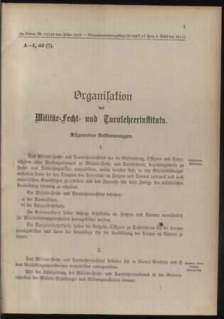 Verordnungsblatt für das Kaiserlich-Königliche Heer 19110118 Seite: 9