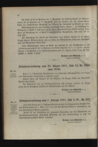 Verordnungsblatt für das Kaiserlich-Königliche Heer 19110208 Seite: 2