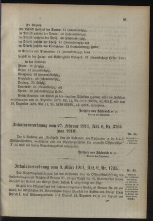 Verordnungsblatt für das Kaiserlich-Königliche Heer 19110310 Seite: 3