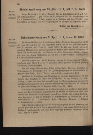 Verordnungsblatt für das Kaiserlich-Königliche Heer 19110408 Seite: 2