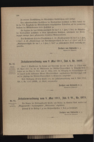 Verordnungsblatt für das Kaiserlich-Königliche Heer 19110518 Seite: 2