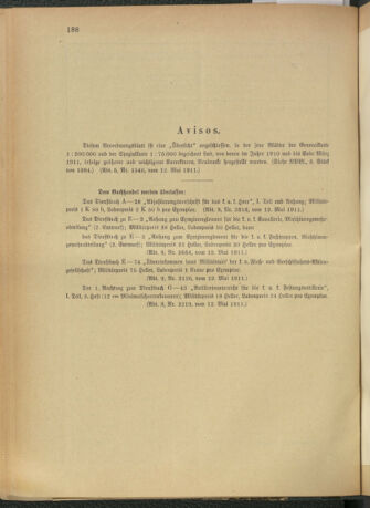 Verordnungsblatt für das Kaiserlich-Königliche Heer 19110518 Seite: 22