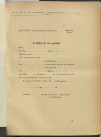 Verordnungsblatt für das Kaiserlich-Königliche Heer 19110518 Seite: 25