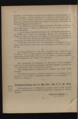 Verordnungsblatt für das Kaiserlich-Königliche Heer 19110518 Seite: 6