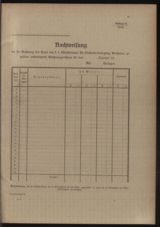 Verordnungsblatt für das Kaiserlich-Königliche Heer 19110617 Seite: 105