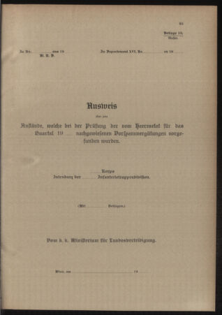 Verordnungsblatt für das Kaiserlich-Königliche Heer 19110617 Seite: 109