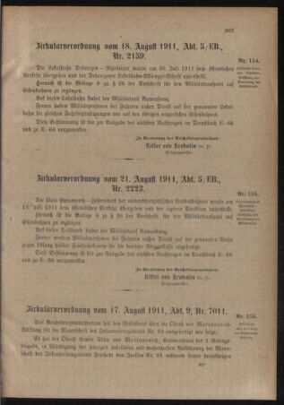 Verordnungsblatt für das Kaiserlich-Königliche Heer 19110829 Seite: 3