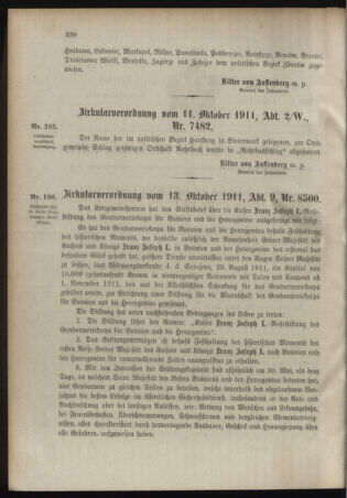 Verordnungsblatt für das Kaiserlich-Königliche Heer 19111021 Seite: 2