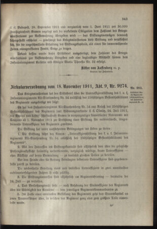 Verordnungsblatt für das Kaiserlich-Königliche Heer 19111128 Seite: 3