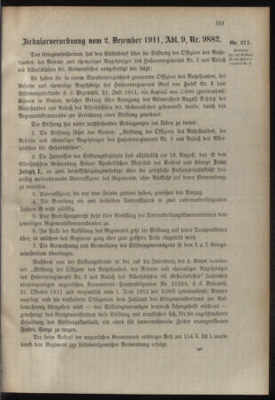 Verordnungsblatt für das Kaiserlich-Königliche Heer 19111207 Seite: 3