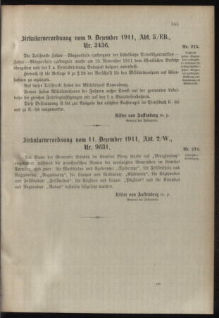 Verordnungsblatt für das Kaiserlich-Königliche Heer 19111218 Seite: 3